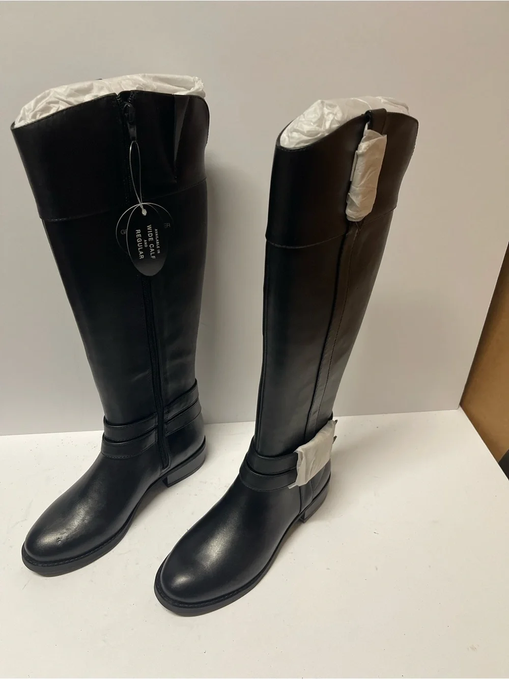 INC International Concepts Womens Frankll Leather Closed Toe,Black,  5M $190